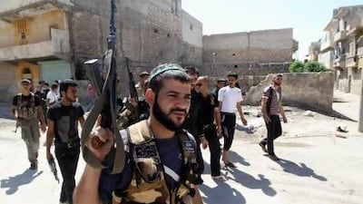 The Ghuraba Al Sham brigade is one of many fighting against regime forces in Aleppo.