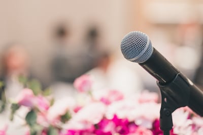 Mic in hand, I made a decision: fail or succeed - but do it loudly. Getty Images