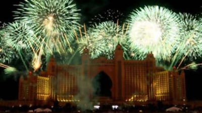 The climax of the grand opening.