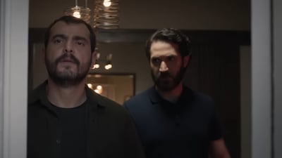 Samer Ismail, left, and Carlo Azar in One Last Sin. Yango Play