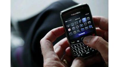 Although learning how to use a BlackBerry has been a slow process, technological fears have been overcome. Jason Alden / Bloomberg