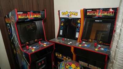 Arcade machines at the property