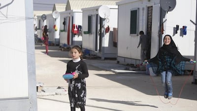 Highly skilled and willing to work for lower wages, Syrians refugees in Hordan are pushing Jordanians out of the workforce. Above, a Syrian refugee camp in Mrejeeb Al Fuhoud in Jordan. Salah Malkawi for The National