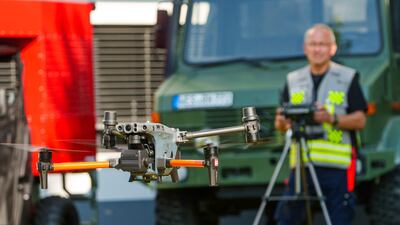 Restrictions on the use of drones are being phased out from Monday. Getty Images