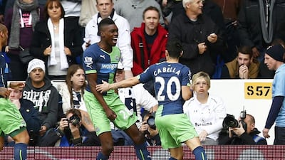 Right midfield: Sammy Ameobi, Newcastle United. One of the substitutions of the season. Ameobi scored inside eight seconds to turn around the game at White Hart Lane. (Photo: Andrew Winning / Reuters)