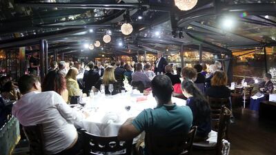 Guests enjoyed a talk by AC Grayling and savoured fine food, live piano jazz and twinkly, twilight vistas of the emirate’s gravity defying skyline. Courtesy of Emirates Airline Festival of Literature