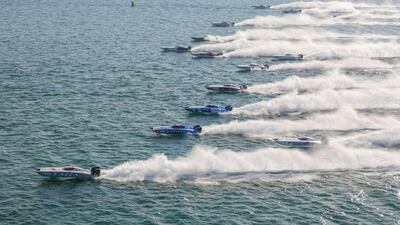 Fujairah is set to host the second round of the 2014 UIM Skydive Dubai XCAT World Series this week. Raffaello Bastiani / WPPA / XCAT