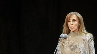 Fairouz performs in Beirut in 2010. Joseph Eid / AFP