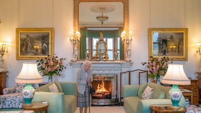 Queen Elizabeth II waiting to receive Liz Truss for an audience at Balmoral Castle, Scotland, where she invited the newly elected leader of the Conservative Party to become Prime Minister. Taken by Jane Barlow. PA