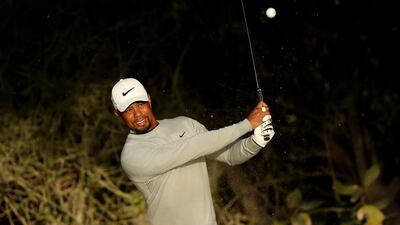 Tiger Woods in action during the pro-am. David Cannon / Getty Images