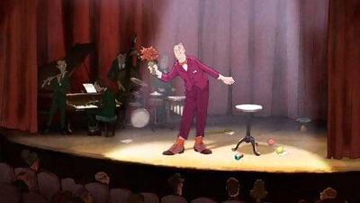 Tatischeff in a still from I'illusionniste. Courtesy Pathe