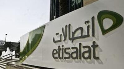 Etisalat rose by 1.7 per cent.