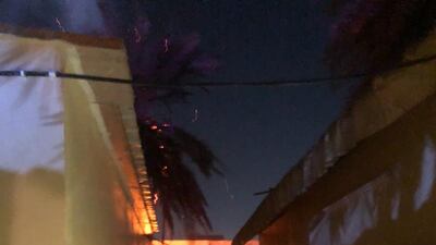 Labour accommodation in RAK had to be evacuated after a late-night blaze. RAK Civil Defence