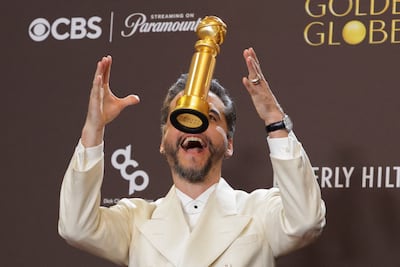 Wagner Moura is the first Brazilian to win a Globe. Reuters