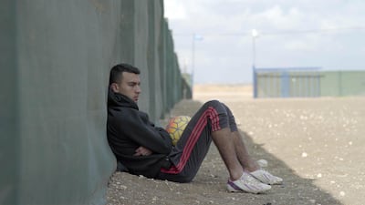 A still from 'Captains of Za'atari' featuring one of its two protagonists Fawzi. The documentary, directed by Ali El Arabi, is an official selection of the World Cinema Documentary Competition at the 2021 Sundance Film Festival. Sundance Institute