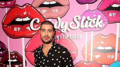 Mohammed Hindash has launched his own cosmetics line. AFP