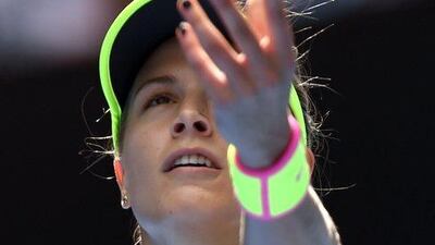 Eugenie Bouchard shown during the Australian Open early this year in Melbourne. Manan Vatsyayana / AFP / January 25, 2015