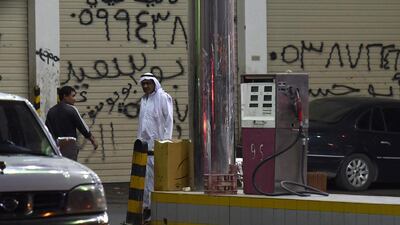 The Riyadh petrol station where a disgruntled former defence industry worker shot and killed a former American colleague. Fayez Nureldine