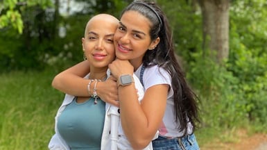 Rahaf Kalthoum was her sister Rania's caregiver during her cancer treatment. Photo: Rahaf Kalthoum