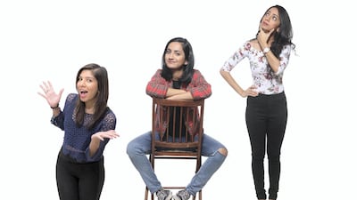 From far left, Punya Arora, Urooj Ashfaq and Sonali Thakker Courtesy the artists