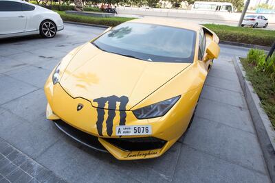 The Huracan has a distinctive 'M' branded on the front. Leslie Pableo for The National
