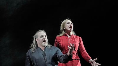 Scenes from Wagner's Flying Dutchman. The production was co-produced by the Abu Dhabi Festival, Metropolitan Opera, Dutch National Opera and Quebec Opera. Photo Ken Howard/Met Opera