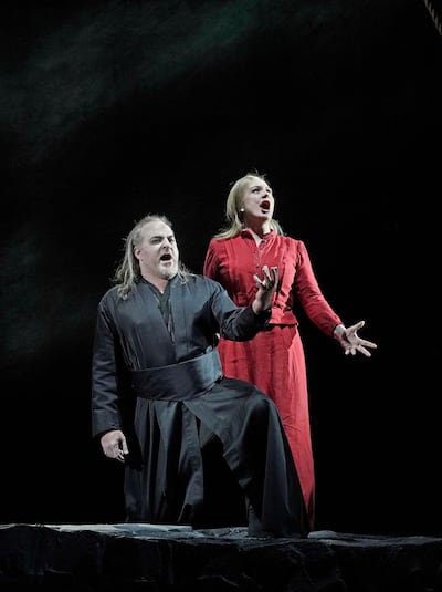 Scenes from Wagner's Flying Dutchman. The production was co-produced by the Abu Dhabi Festival, Metropolitan Opera, Dutch National Opera and Quebec Opera. Photo Ken Howard/Met Opera