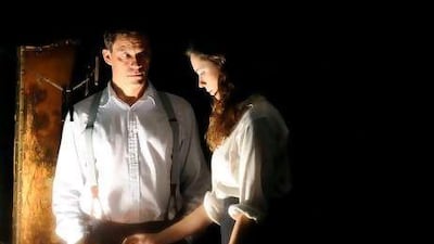 Dominic West, left, as Robert Mallory and Rebecca Hall as Florence Cathcart in The Awakening.