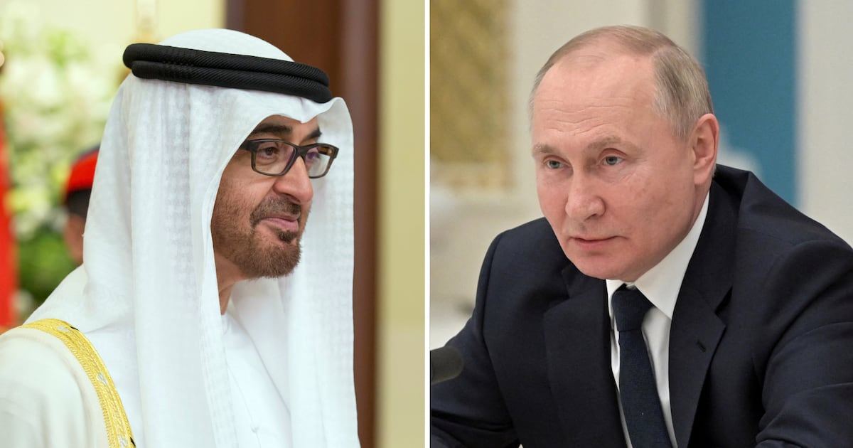 Präsident Scheich Mohammed telefoniert mit dem russischen Präsidenten ...