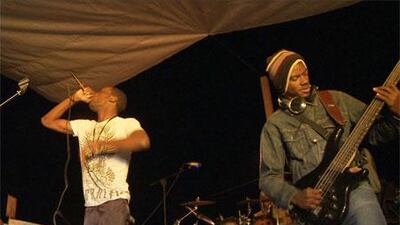 The Angolan thrash metal group Before Crush, whose lead singer Ladino is hoping to visit Dubai for the premiere of Death Metal Angola. Credit: Jeremy Xido