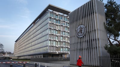 The World Health Organisation headquarters in Geneva. EPA