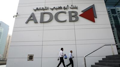 ADCB’s net profit for the three months to the end of September surged 47 per cent from a year ago to Dh920 million. Asmaa Al Hameli / The National