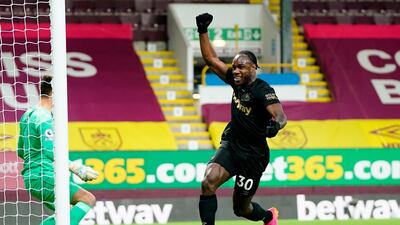 Centre forward: Michail Antonio (West Ham) – A swift brace turned a deficit at Burnley into a lead and helped West Ham keep their pursuit of Champions League football going. EPA