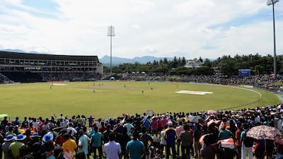 The Pallekele Cricket Stadium in Kandy where the Second Test will be played. Getty Images