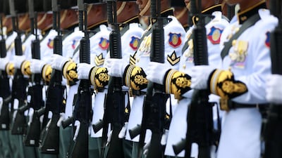 Royal Guards attend the coronation of King Maha Vajiralongkorn in Bangkok, Thailand. Reuters