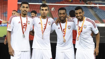 From left to right: Hassan Ibrahim, Walid Abbas, Haikal, and Mohammed Ahmed.