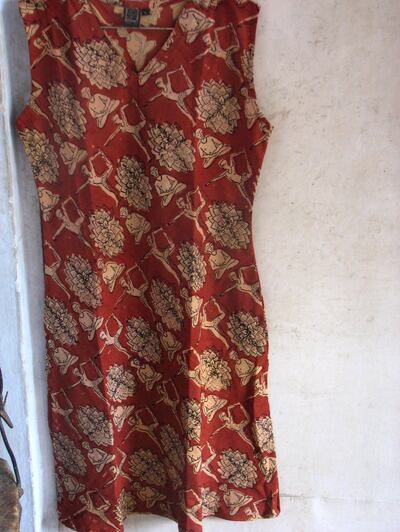 Dress by People Tree, designed by Orijit Sen