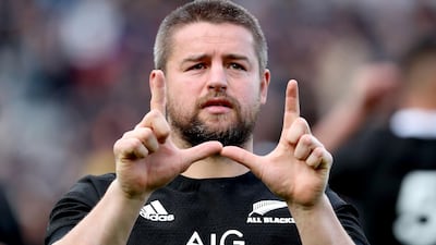 New Zealand's Dane Coles celebrates victory. AFP