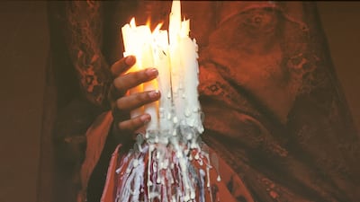 A photograph in Maitha Hamdan's series In a Room with No Windows. Chris Whiteoak / The National