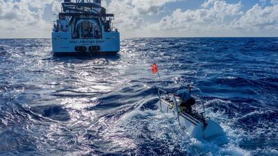 Anthony Geffen’s Atlantic Productions documented Victor Vescovo’s journey to the bottom of the Mariana Trench. Courtesy tlantic Productions