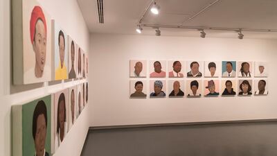 A series of portraits by South African-American painter Thenjiwe Niki Nkosi