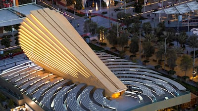 Aerial view of the UK pavilion. Photo: Expo 2020 Dubai