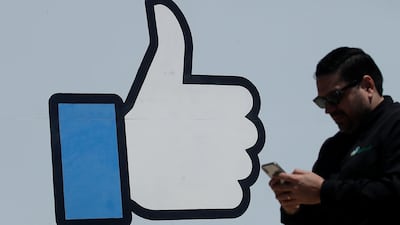 The Like logo at Facebook HQ in California. Embedding social media plugins could backfire for third parties. AP