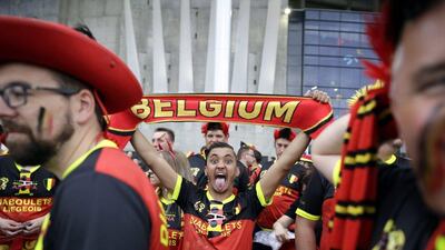 Belgian fans arrive at the stadium for the Uefa Euro 2016 group E preliminary round match between Belgium and Italy at Stade de Lyon in Lyon, France, 13 June 2016. Mast Irham / EPA