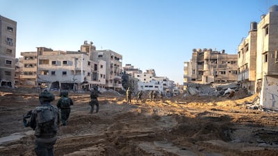 Israeli soldiers operating in the Gaza Strip. AFP / Handout / Israeli army