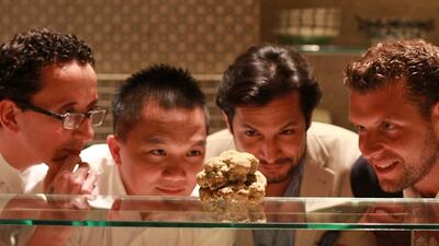The 349g white truffle sourced by the Zuma UAE team
