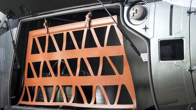 Helicopter detailing.