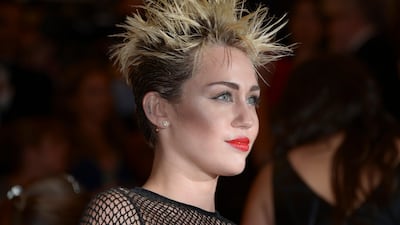 epa03690144 US singer Miley Cyrus attends the Costume Institute Gala Benefit celebrating, ‘Punk: Chaos to Couture,' an exhibition at the Metropolitan Museum of Art in New York, New York, USA, 06 May 2013. EPA/JUSTIN LANE *** Local Caption *** 03690144.jpg