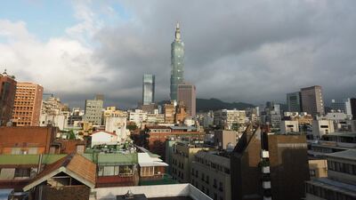 The Taipei 101 skyscraper in Taipei, Taiwan. The Chinese ride-hailer Didi plans expansion in the country. David Chang/EPA