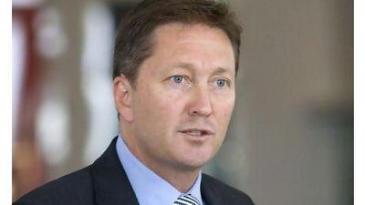 Peter Wilding expects positive first and second quarters next year. Maisam Darwish for The National